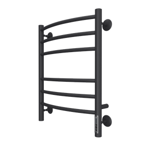 П/С  ТЕРМИНУС  НЕРЖ. ЭЛЕКТР.  Классик П8 500х800 КС 9005 матовый ЧЕРНЫЙ ( new встроеный диммер)